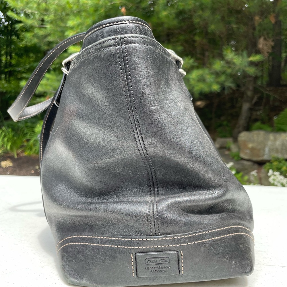 Coach Leather Diaper Bag